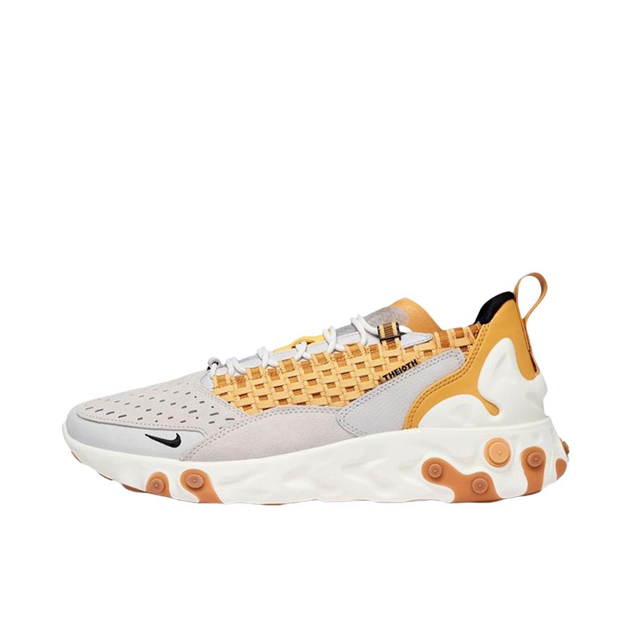 推荐商品：Nike React Sertu 运动休闲鞋 缓震耐磨舒适透气复古泡棉 Honeycomb 棕灰/黄色