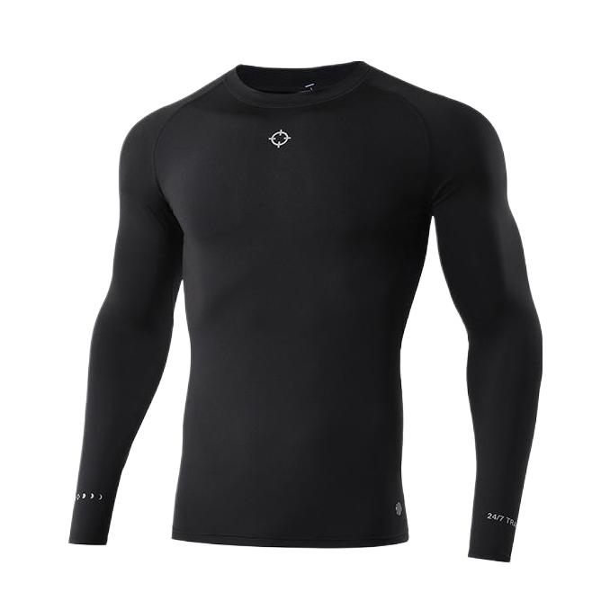 准者 跑步训练打底弹力压缩速干高弹健身长袖紧身衣 男女同款 Z120310608