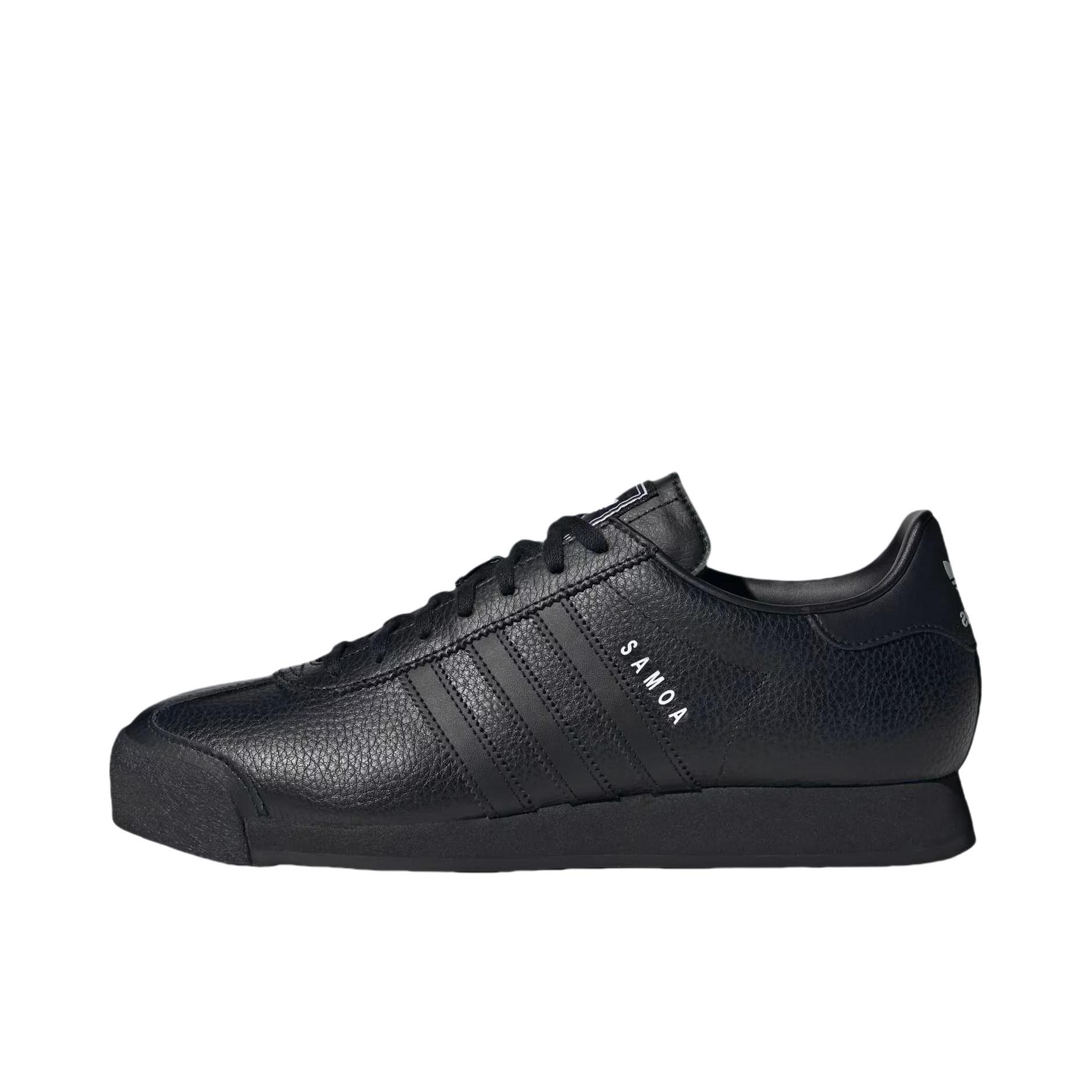推荐商品：adidas Originals Samoa Vulc 舒适 时尚 薄底 防滑 耐磨 运动休闲鞋 核心黑色/云白色