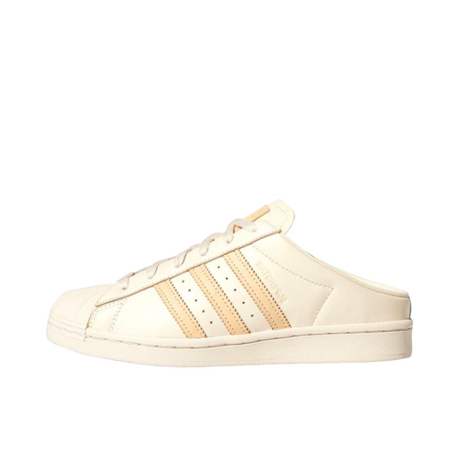 推荐商品：adidas Originals Superstar Mules 防滑耐磨 舒适轻便 减震透气 运动休闲鞋 米白/肉粉