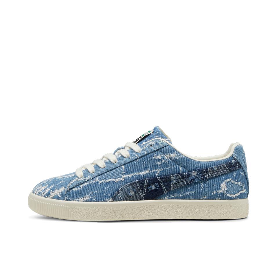 推荐商品：Puma/彪马 Clyde 板鞋 舒适减震防滑耐磨轻便百搭复古潮流 米白色/浅蓝色