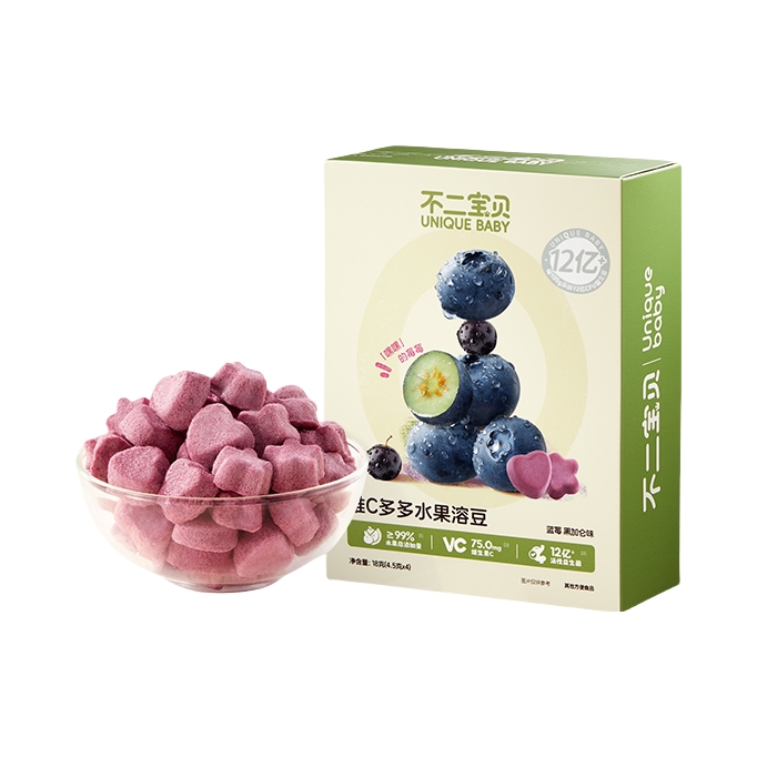 推荐商品：不二宝贝 VC多多水果溶豆