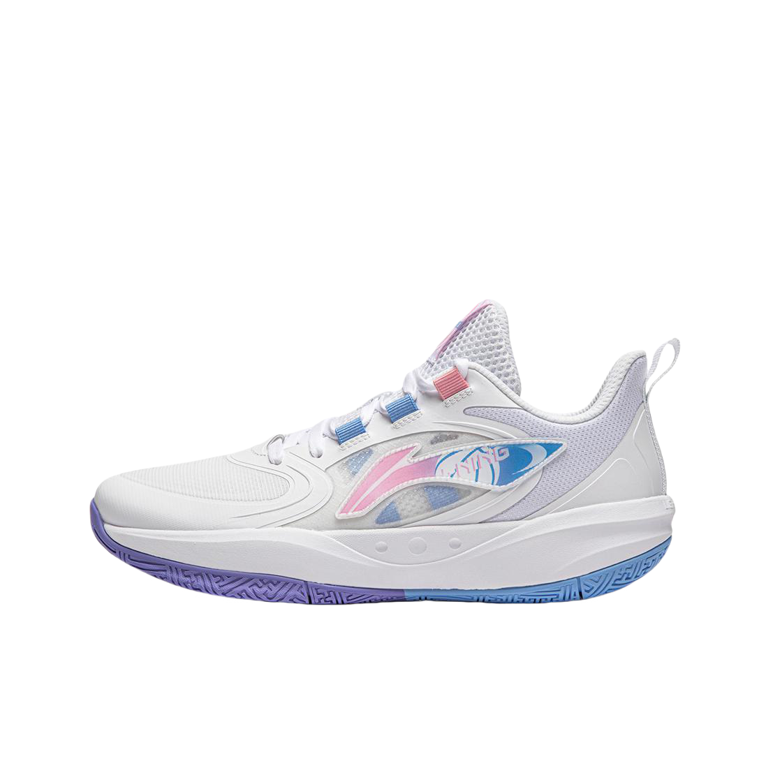 推荐商品：李宁  光能Pre  轻便回弹 防滑耐磨 网面透气 支撑 圆头 轻质 织物 抗扭包裹 合成革 儿童  篮球鞋 大童/标准白