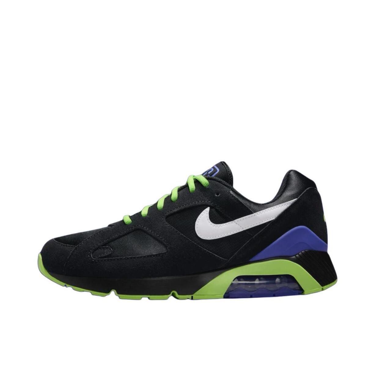 推荐商品：Nike Air Max Terra 180 跑鞋 潮流百搭减震轻便耐磨运动休闲舒适复古防滑合成革织物支撑抓地 黑色/白色/绿色 