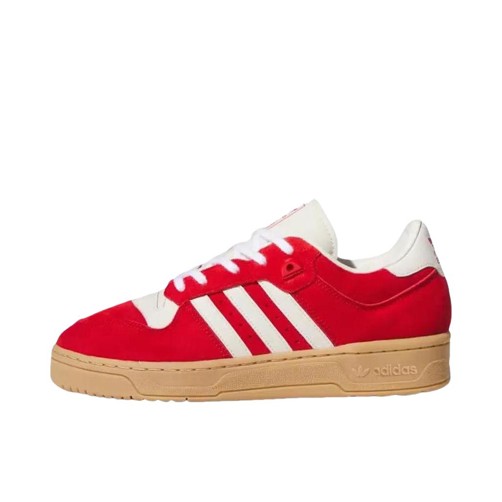 推荐商品：BSTN x adidas originals Rivalry 86 防滑 低帮 板鞋 白色/红色