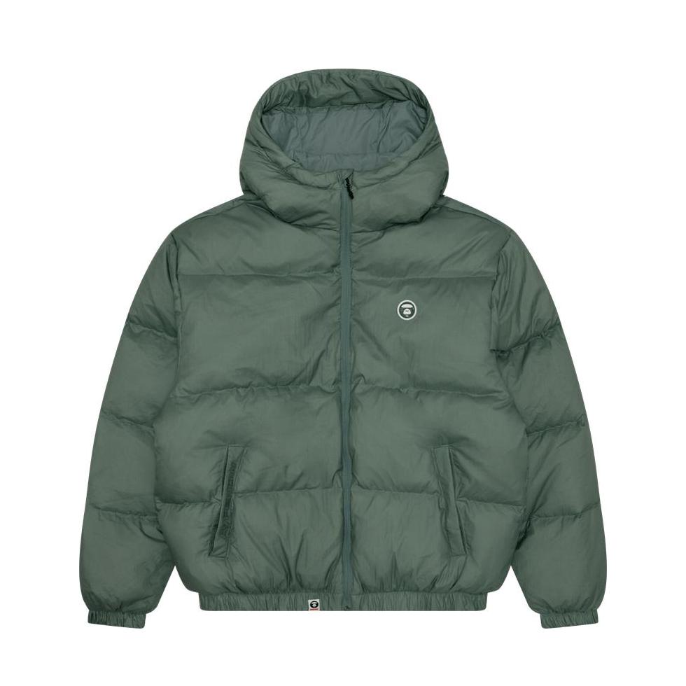 推荐商品：【姚景元同款】Aape  厚青春都市鸭绒连帽羽绒服 7654XXN 绿
