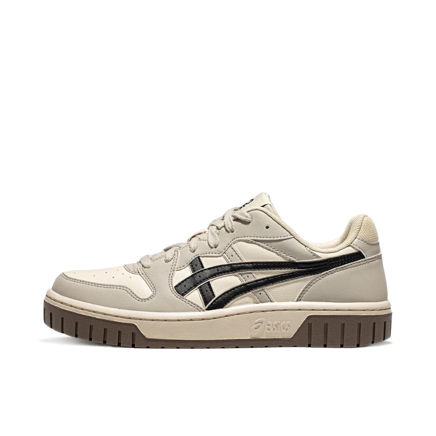 推荐商品：Asics/亚瑟士 Court Mz 2.0 时尚透气 复古 运动休闲 舒适百搭 防滑耐磨 板鞋 米色/灰色