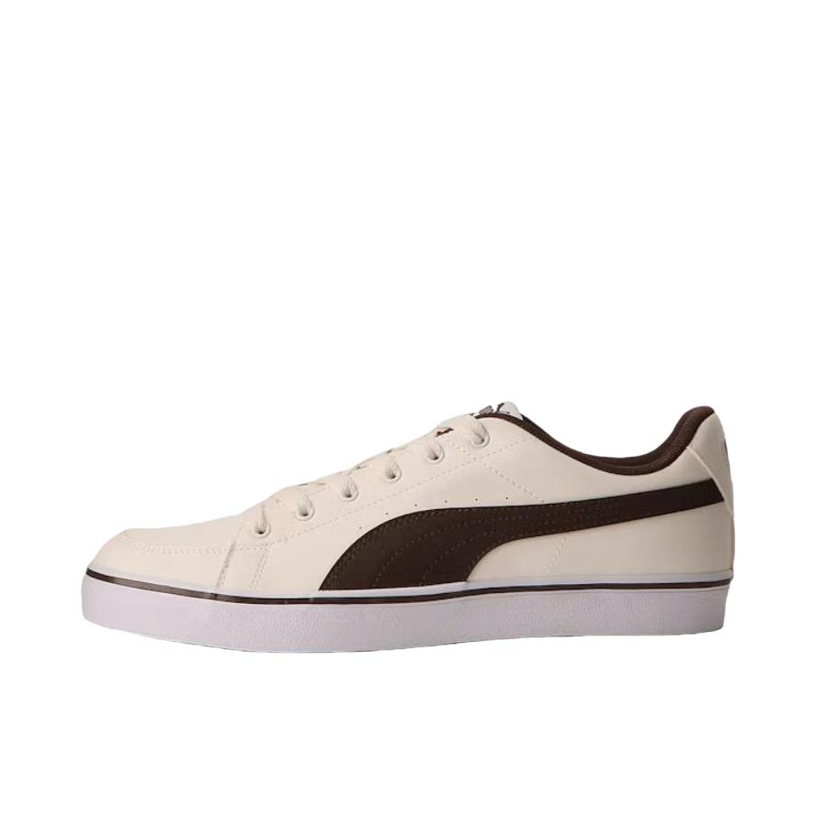 推荐商品：Puma/彪马 V Court 板鞋 防滑耐磨轻便低帮舒适百搭 米色/褐色