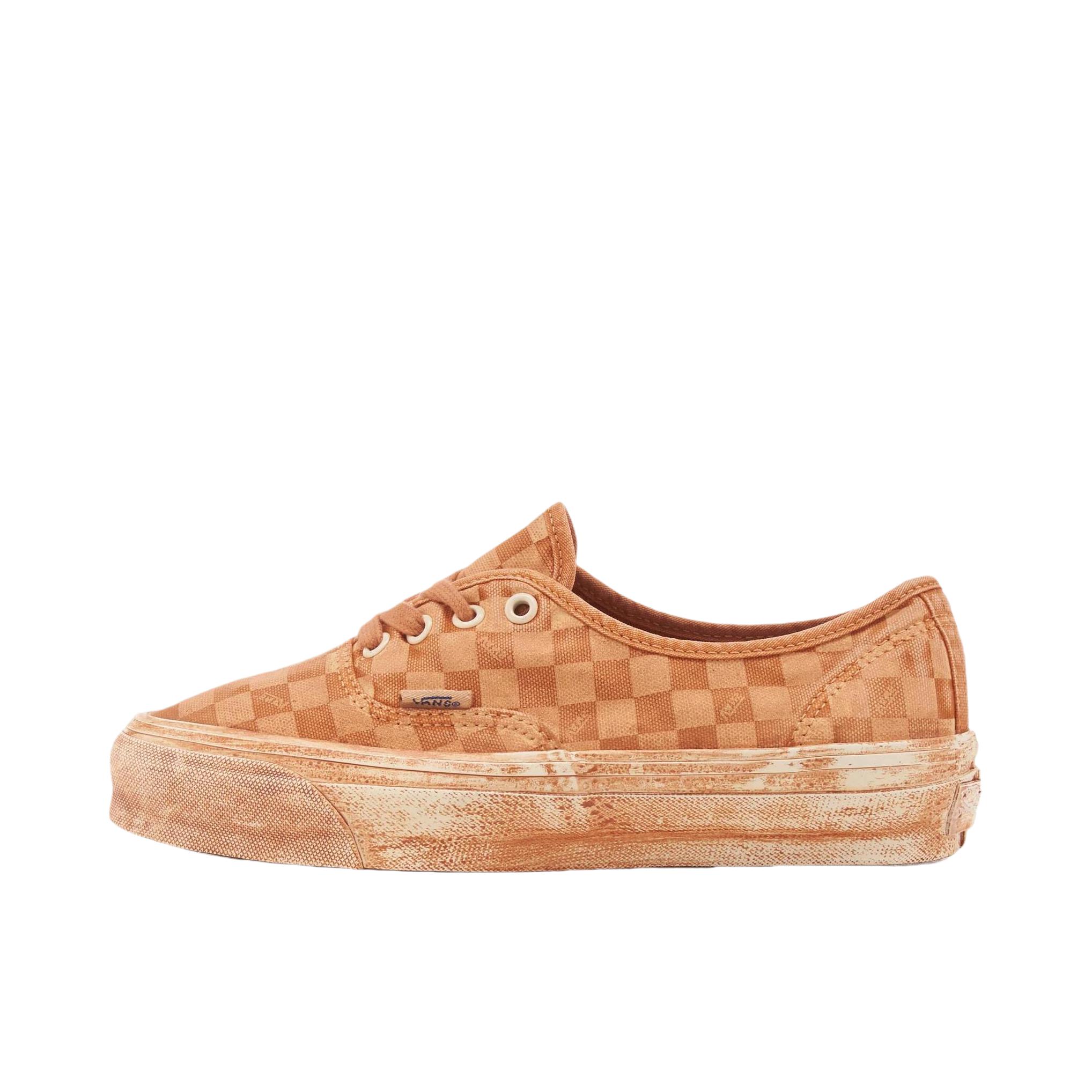 推荐商品：Vans/范斯 Authentic Reissue 44 系带 防滑耐磨 舒适透气 平底 帆布鞋 橙色 