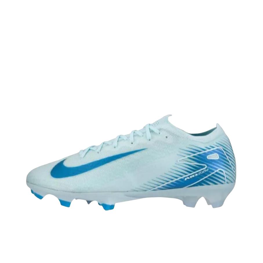 推荐商品：Nike Mercurial Vapor 16 Elite FG 超顶级 胶质长钉 硬天然草场 织物耐用防滑耐磨 足球鞋 天蓝色 