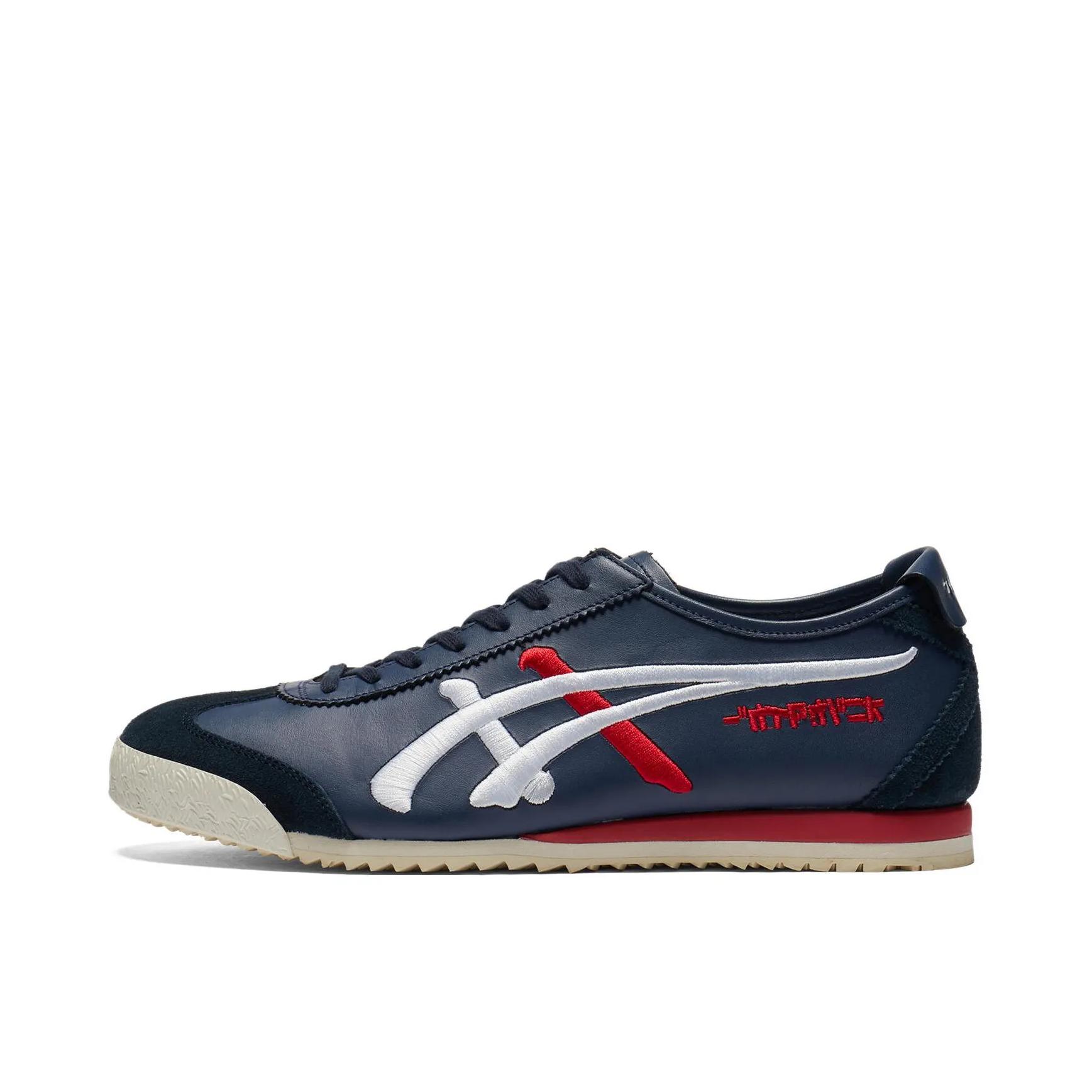 推荐商品：Onitsuka Tiger 鬼塚虎 MEXICO 66 NM 柔软 防滑耐磨 低帮 圆头 舒适百搭 运动休闲鞋 蓝色/白色