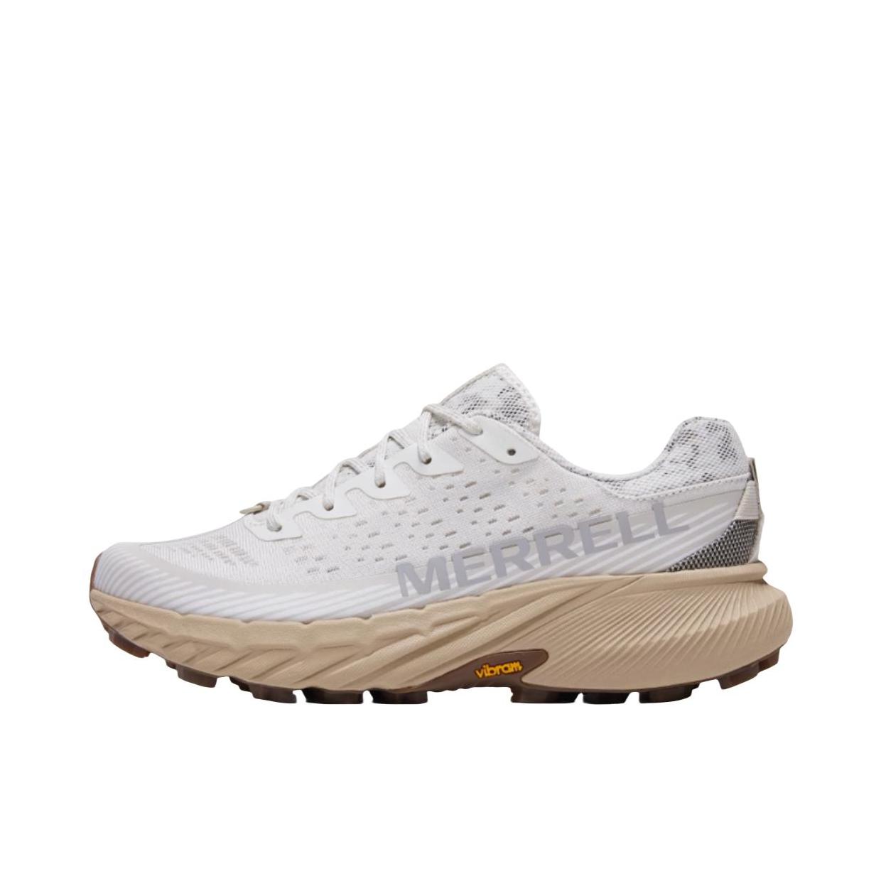 推荐商品：Merrell/迈乐 AGILITY PEAK 5 蜂鸟 防滑耐磨 抓地减震 轻量透气 登山 贴合 防水 户外鞋 徒步鞋 奶茶色