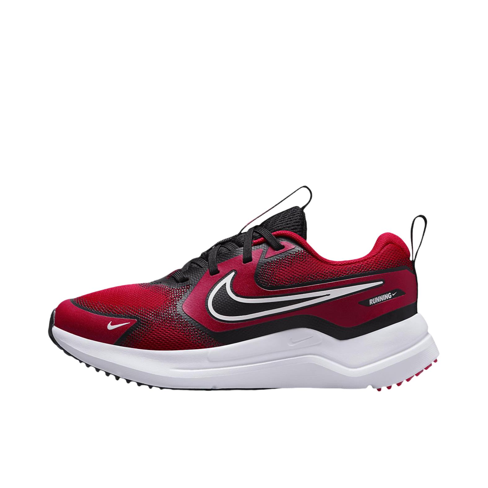 推荐商品：Nike Cosmic Runner 跑鞋 防滑耐磨舒适透气缓震轻便低帮平跟时尚百搭贴合 大童/红色/黑色