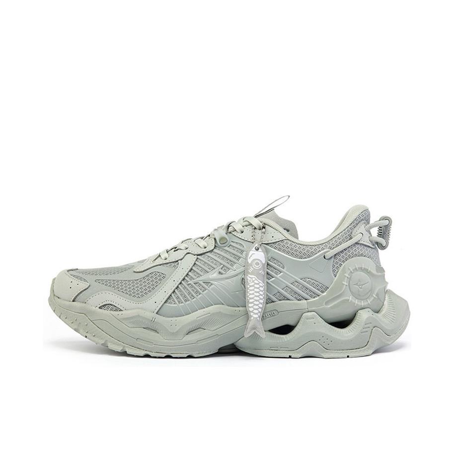 推荐商品：Mizuno/美津浓 KOI 2K 缓震稳定 舒适透气 防滑耐磨 轻便 潮流复古 运动休闲鞋 浅灰