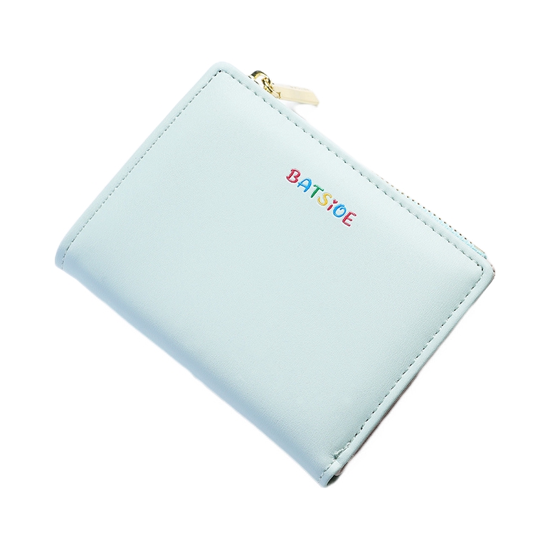 推荐商品：凡元素 新款日韩时尚简约薄款折叠短款小众设计百搭零钱包钱包