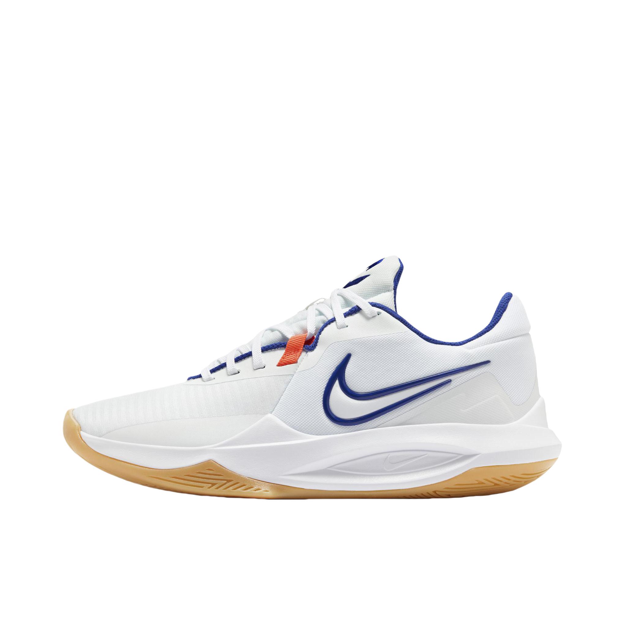 Nike Precision 6 精密6 篮球鞋 抗扭防滑耐磨实战轻盈训练 白色