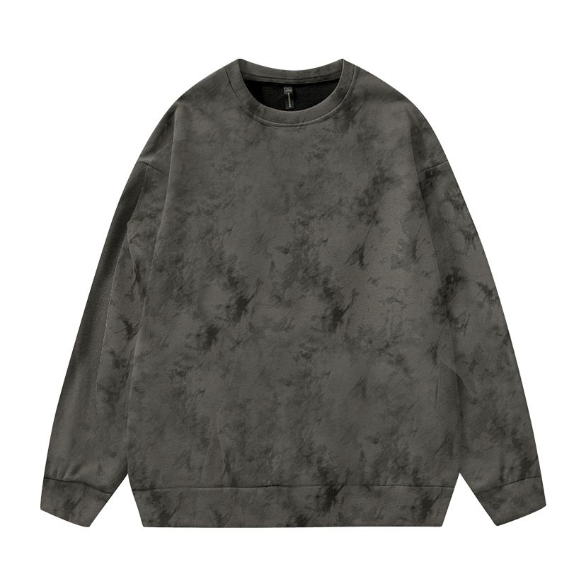 推荐商品：ILOVECHOC  满印落肩袖长袖套头圆领卫衣 男女同款 24302HJT089211 灰