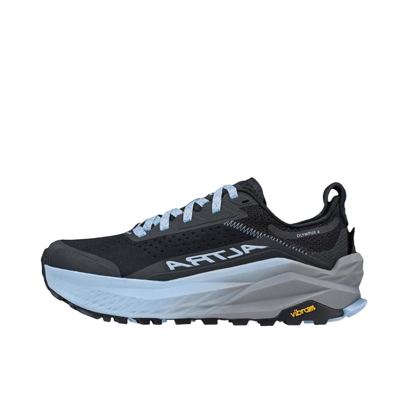 推荐商品：Altra OLYMPUS 6 越野跑鞋 徒步鞋 防滑低帮系带缓震全地形防水 女款/黑色/蓝色