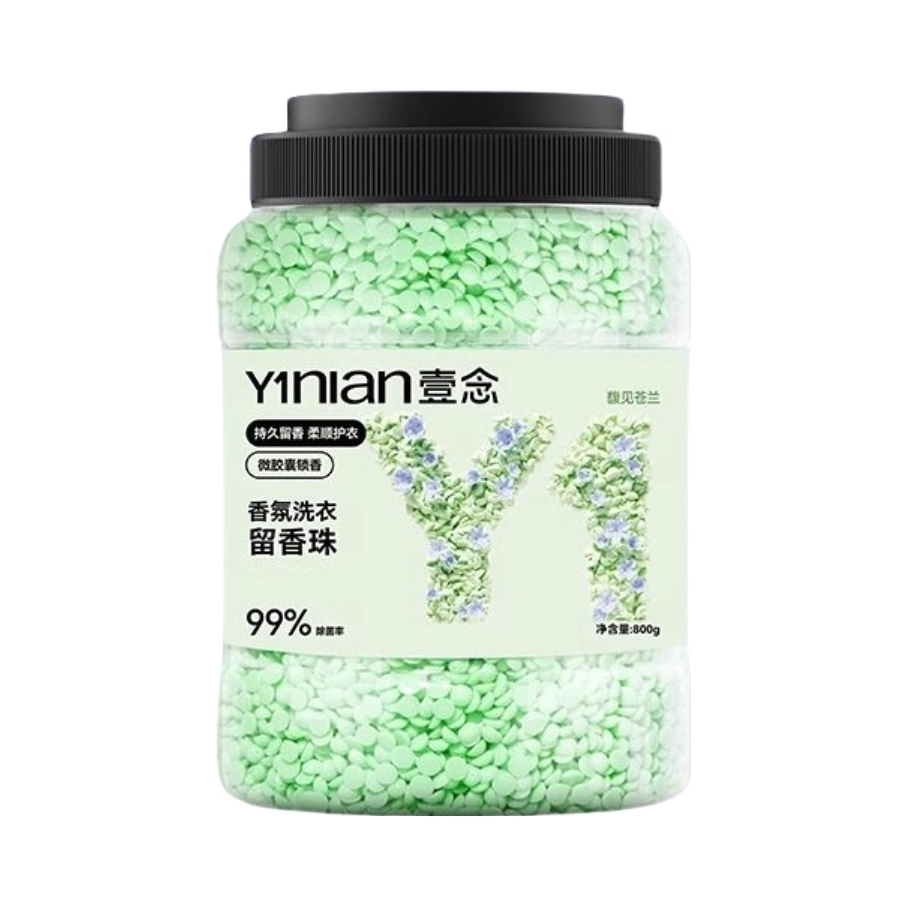 推荐商品：壹念 柔顺护衣系列 洗衣留香珠 800g/桶 桶装