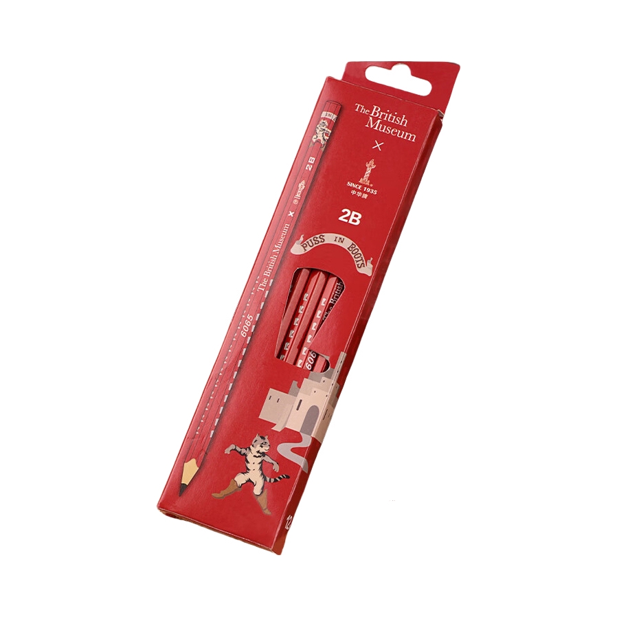 推荐商品：中华牌 6091 大英博物馆系列 六角 书写铅笔 H系列