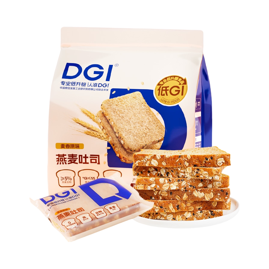推荐商品：DGI 低GI燕麦土司 袋装