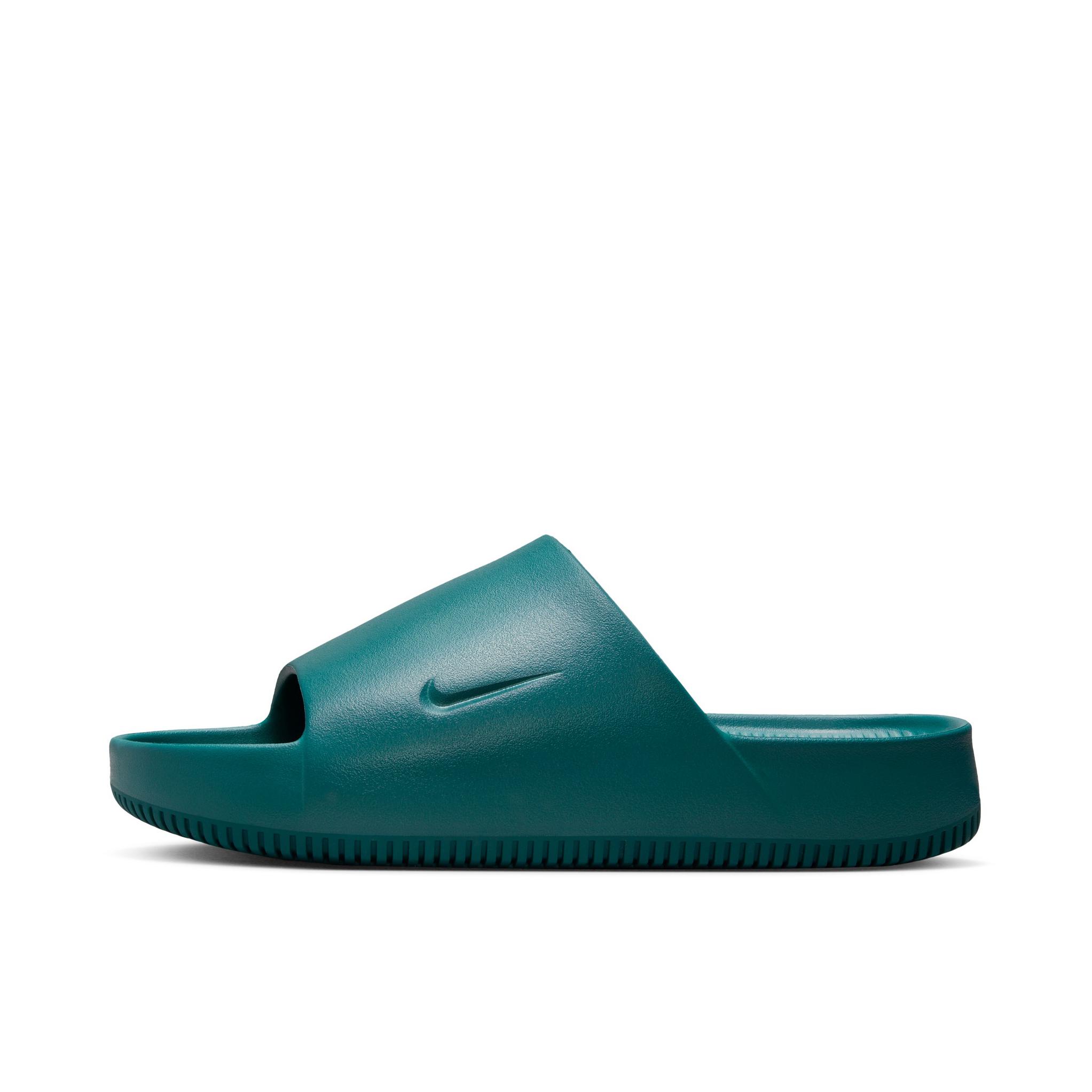 推荐商品：Nike Calm Slide 抓地 防滑耐磨 回弹 增高 防水 一字 拖鞋 绿色