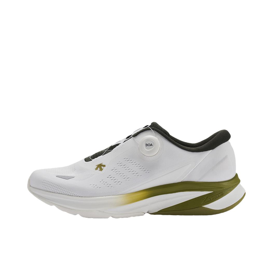 推荐商品：DESCENTE/迪桑特 碳板 防滑缓震 网布透气 回弹 慢跑 跑鞋 D3332RRN21 绿色