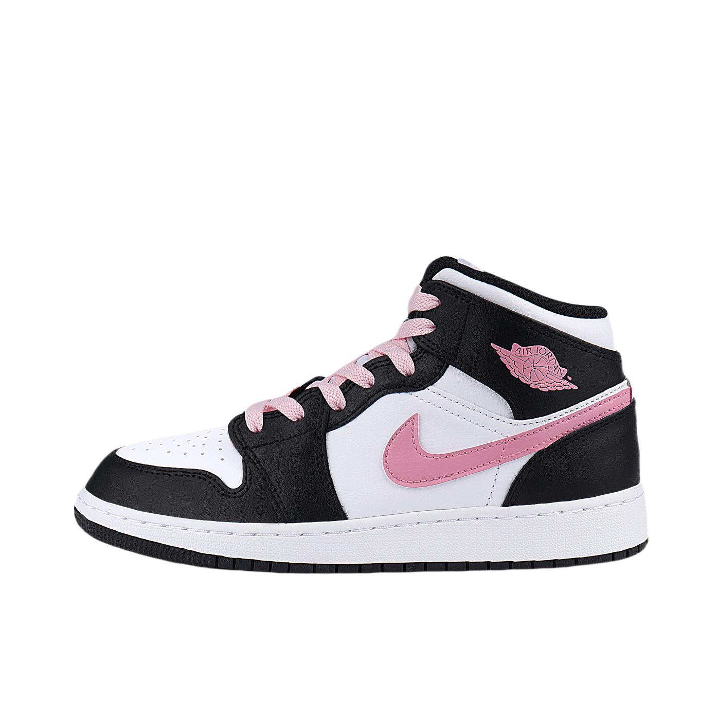 推荐商品：【定制球鞋】Air Jordan 1 减震 耐磨 透气 平跟 复古 潮流 简约 包裹性 防滑 轻便 支撑 增高 板鞋 女款/黑莓布蕾