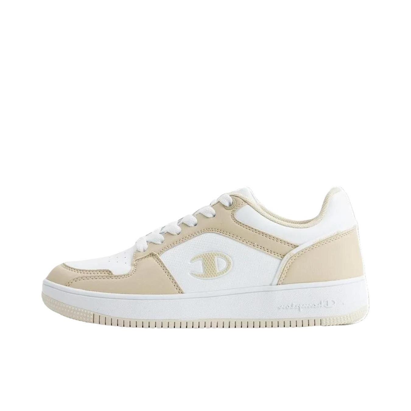 推荐商品：Champion/冠军 圆头 低帮 复古 平跟 篮球鞋 S11470 米色/白色