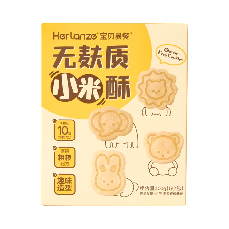 推荐商品：合兰仕 宝贝易餐无麸质宝宝饼干高钙粗粮配方