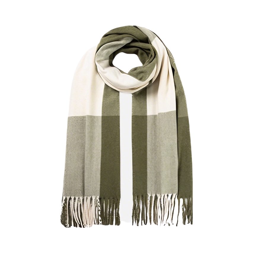 推荐商品：FANCET/凡饰 24AW流苏边加厚保暖围巾 CM99405