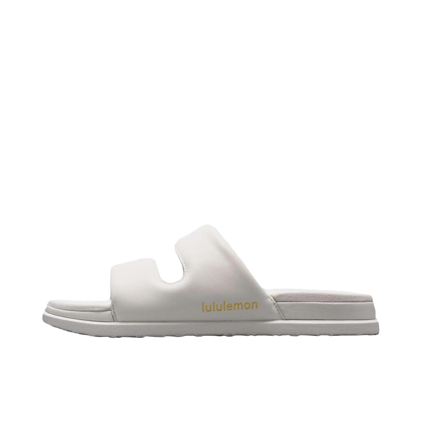 推荐商品：LULULEMON/露露乐檬 restfeel sandal 简约 拖鞋 LW9FFJS 女款/白色
