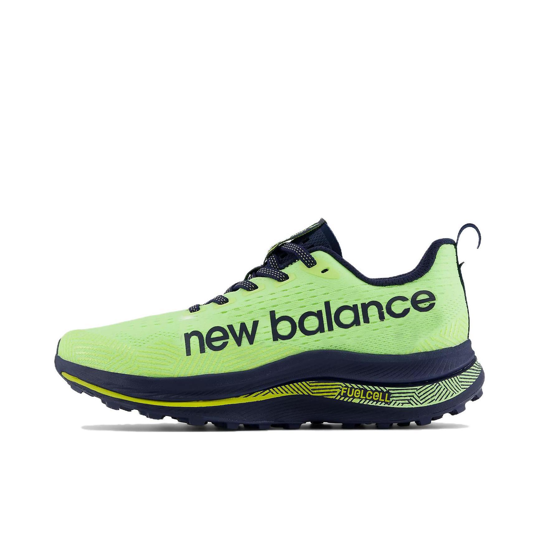 推荐商品：New Balance FuelCell SuperComp Trail 跑鞋 减震透气防滑耐磨低帮系带圆头 绿色/黑色 