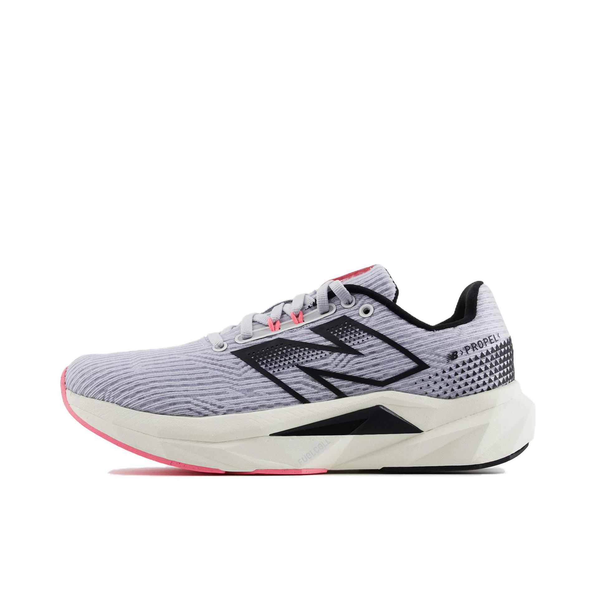 推荐商品：New Balance FuelCell Propel v5 跑鞋 防滑耐磨缓震回弹舒适轻便低帮百搭支撑 女款/灰色