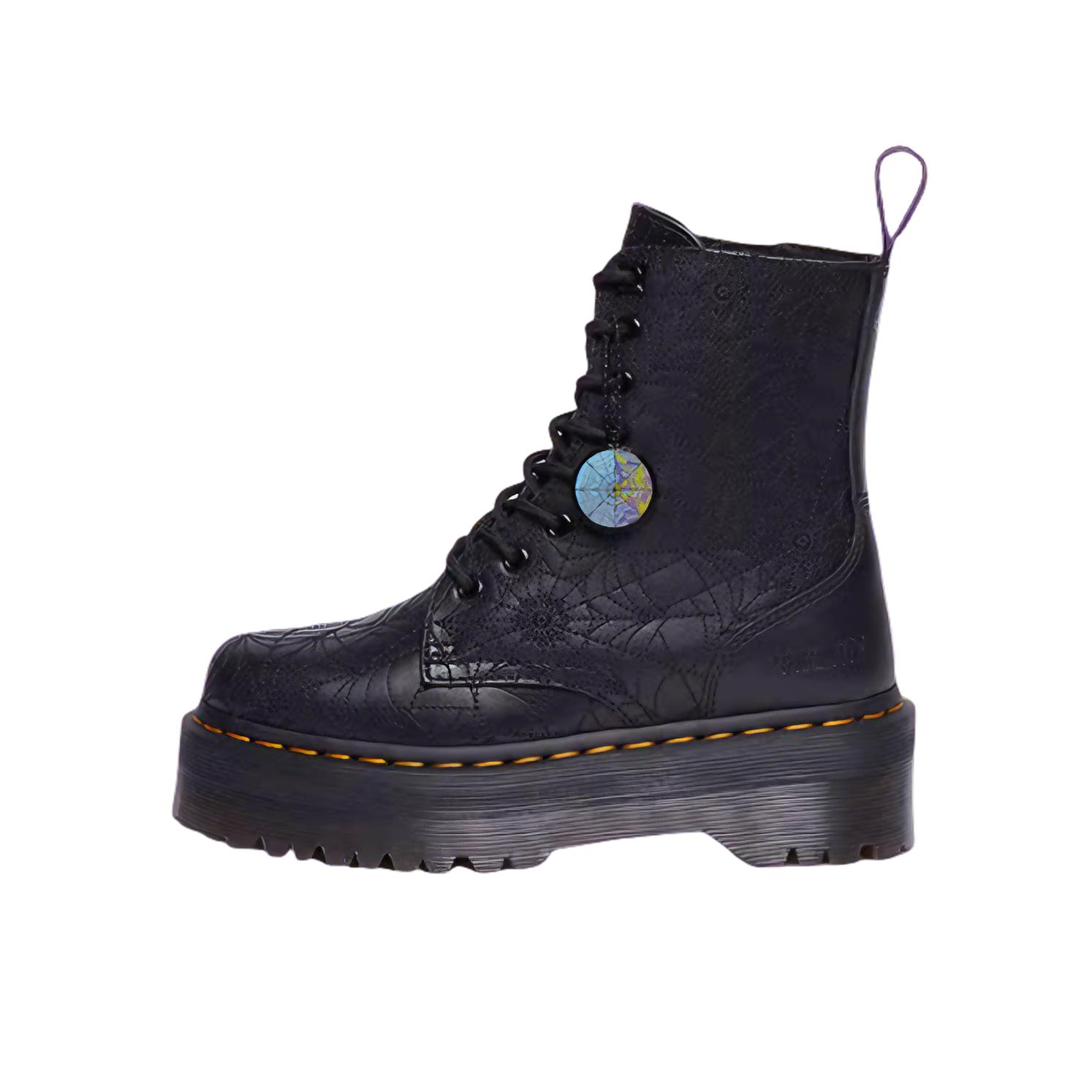 推荐商品：Dr. Martens Jadon 软皮 厚底 青年 百搭 马丁靴 Wednesday联名/黑色