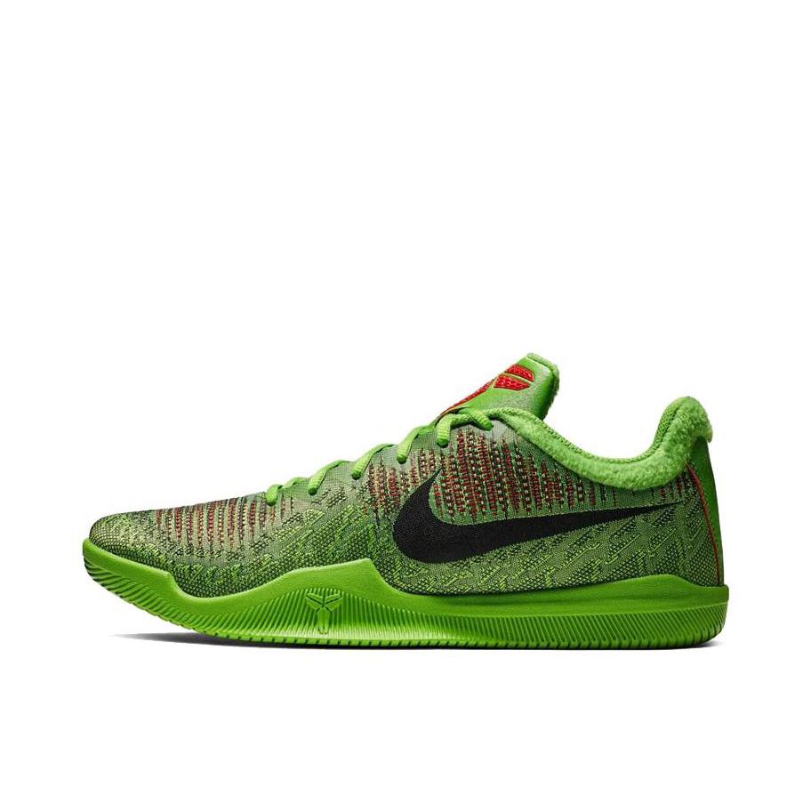 推荐商品：Nike Mamba Rage 支线 复古 防滑耐磨 舒适减震 实战 合成革 织物 包裹性 篮球鞋 Grinch Electric Green 国外版/苹果绿