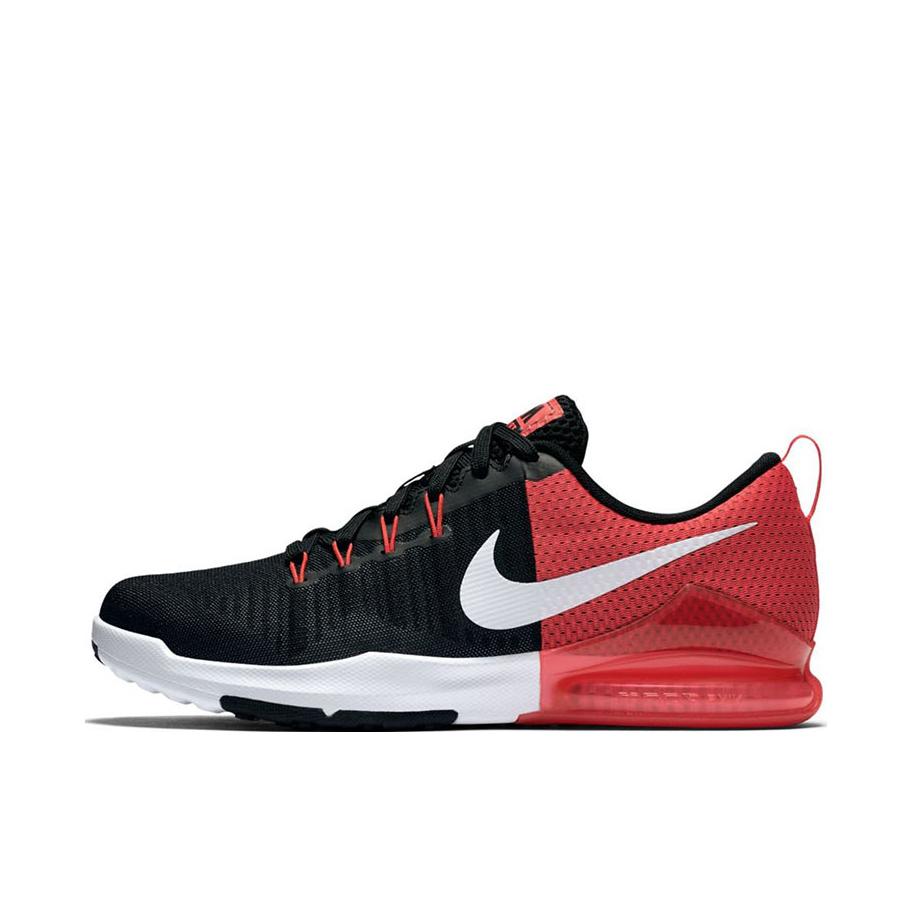 推荐商品：Nike Zoom Train Action 防滑耐磨 减震 潮流运动 气垫 舒适 织物 训练鞋 Black Red  黑红白