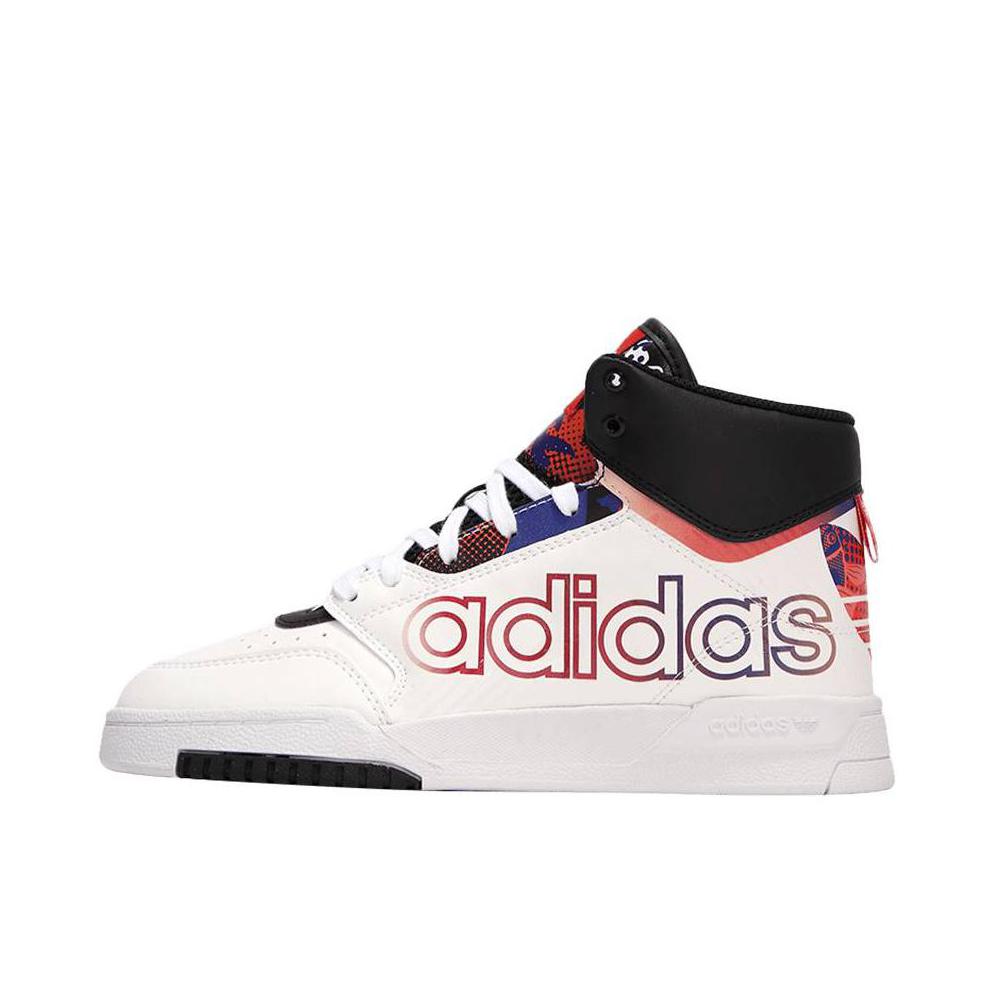 推荐商品：adidas Originals Drop Step 板鞋 复古耐磨透气舒适百搭 CNY 牛年新年/白黑红/2021