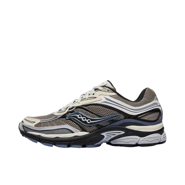 推荐商品：Saucony/索康尼 ProGrid Omni 全擎 9 防滑耐磨 舒适透气 支撑 缓震轻便 低帮 圆头 复古潮流 跑鞋 棕色/黑色