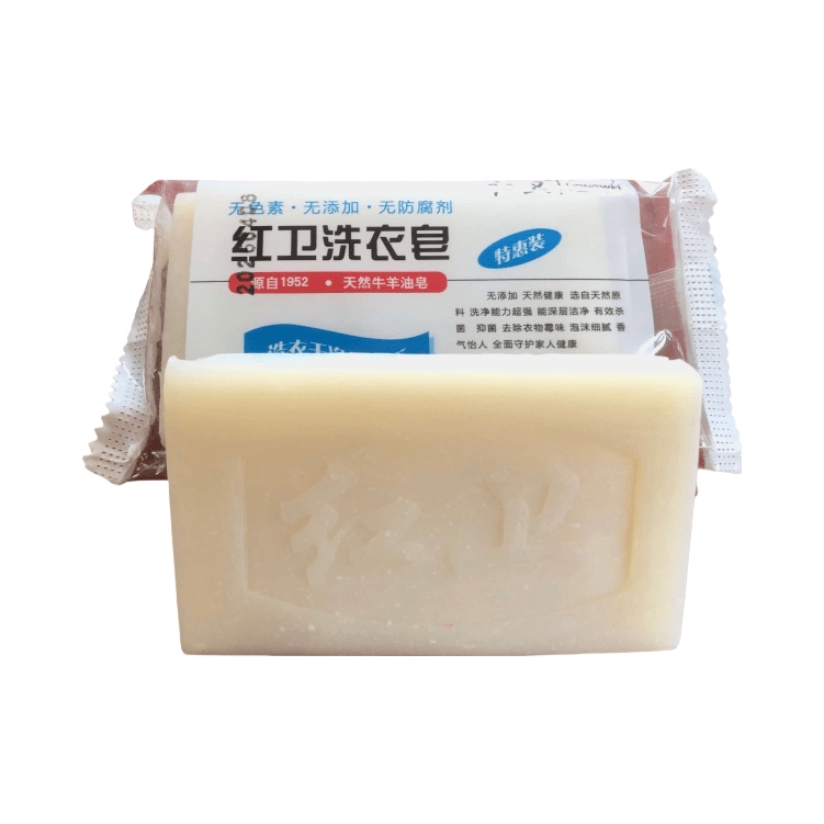 推荐商品：红卫 高效去污滋润皮肤 洗衣干净又护手洗衣皂