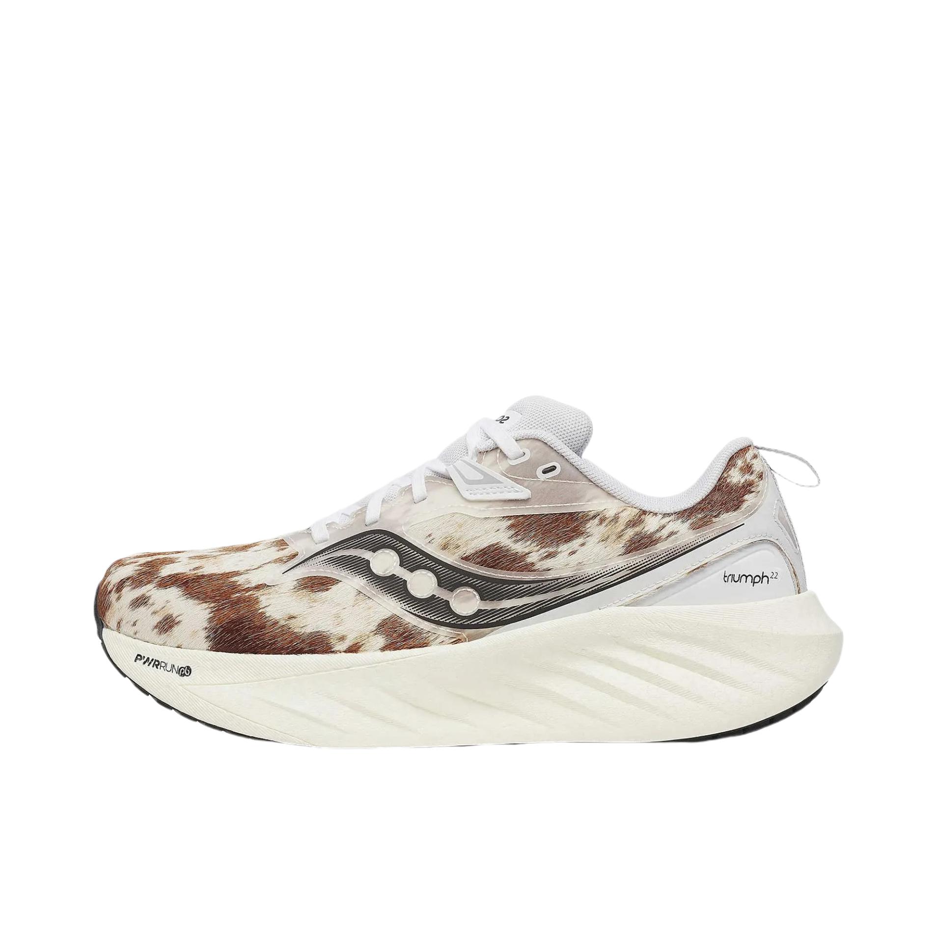 推荐商品：【彭于晏同款】Saucony/索康尼 Triumph 胜利 22 缓震 防滑耐磨 长跑训练 回弹 慢跑 跑鞋 Nordstrom联名/棕色/白色