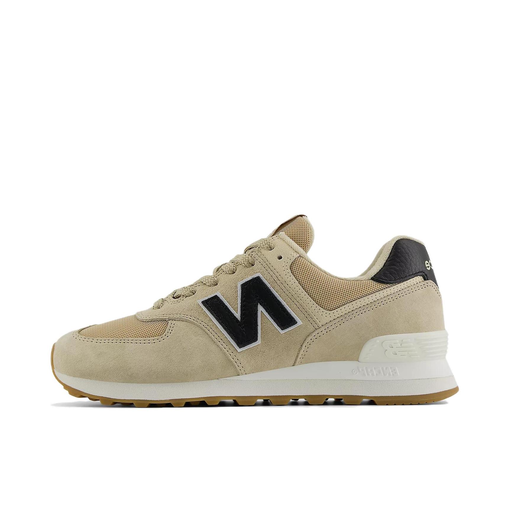 推荐商品：New Balance 574 运动休闲鞋 阿甘鞋 经典复古防滑耐磨缓震舒适透气时尚百搭轻便 D宽/卡其色 