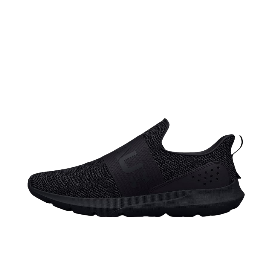推荐商品：Under Armour/安德玛 Surge 3 Slip 舒适轻便 防滑耐磨 织物网布 跑步 运动休闲鞋 黑色