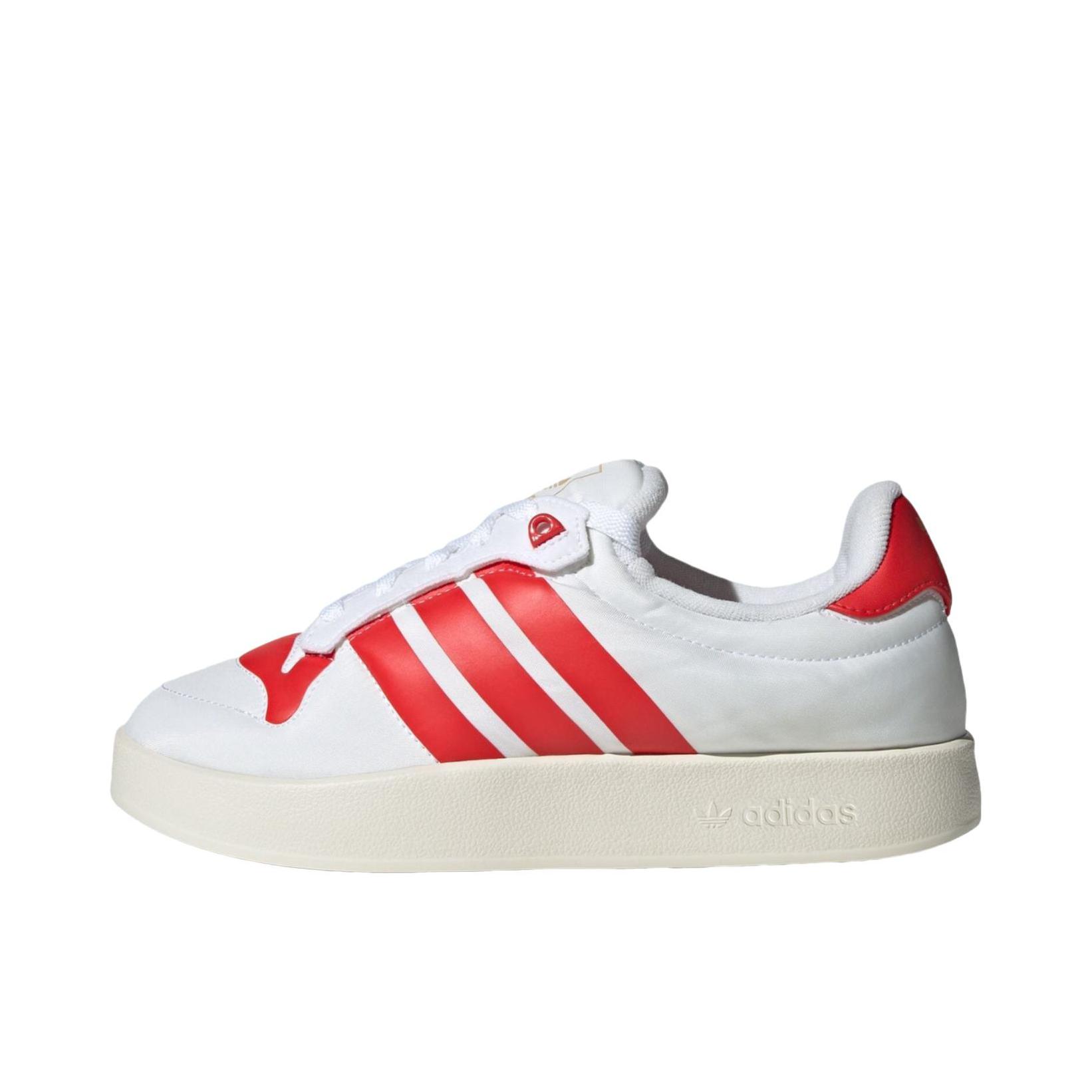 推荐商品：adidas Originals Rivalry 舒适简约 复古 轻便 透气 运动休闲鞋 白色/红色/灰白色