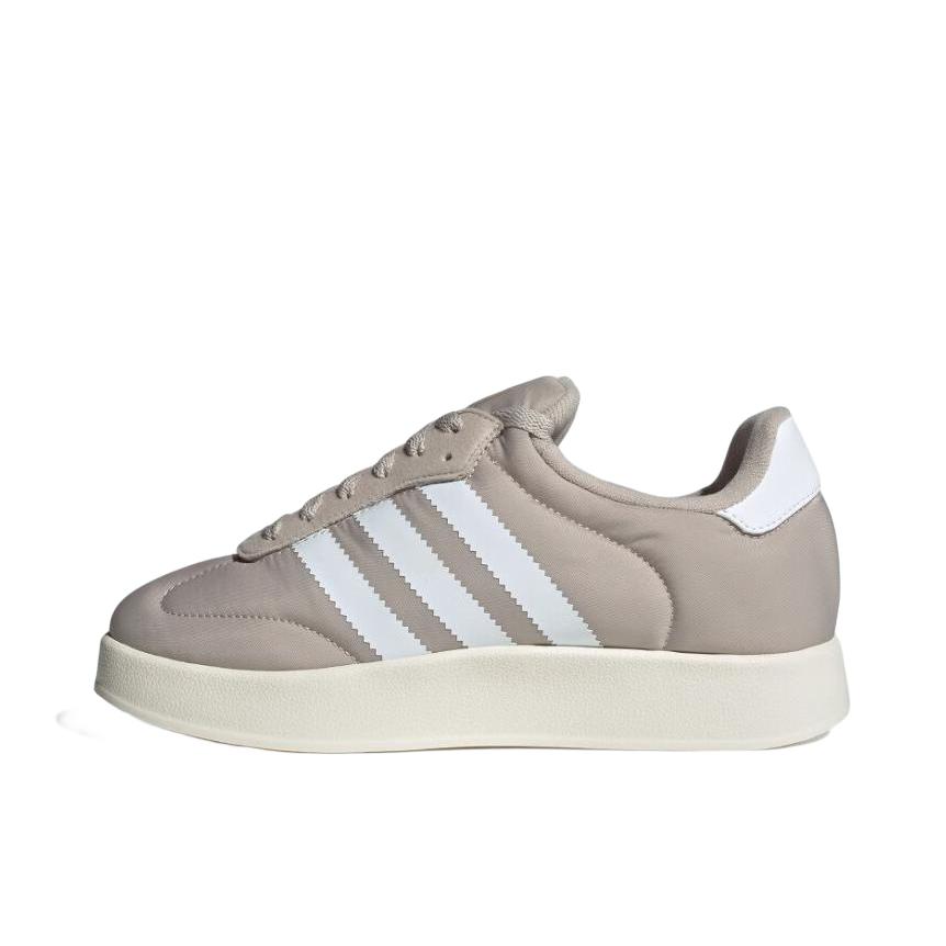 推荐商品：adidas Originals SUPERSTAR HOME 板鞋 贝壳头柔软防滑耐磨舒适低帮圆头复古简约时尚 灰褐色/汉玉白