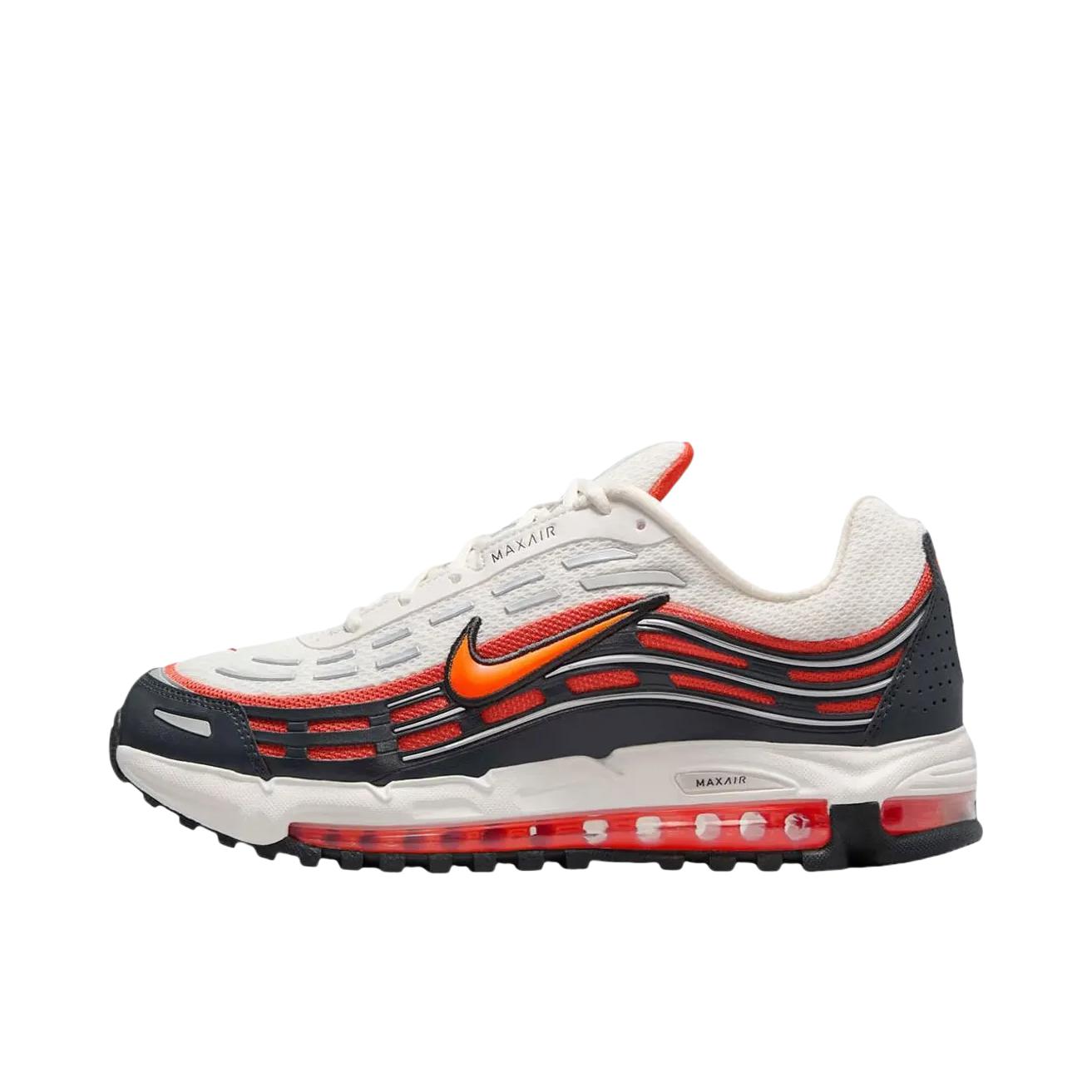 推荐商品：Nike AIR MAX TL 2.5 跑鞋 减震圆头百搭合成革回弹舒适耐磨 白色/橙色