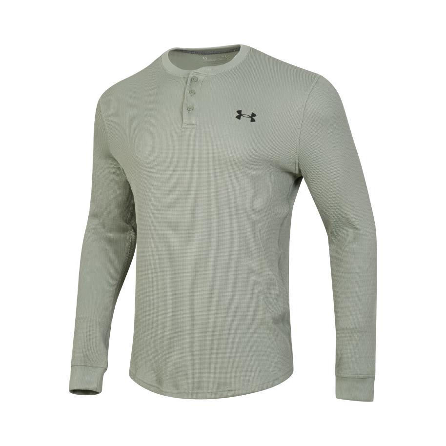 Under Armour DFO Waffle 华夫格运动休闲内搭套头圆领长袖T恤 1302356