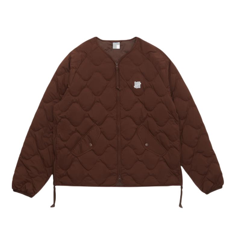 Undefeated/五条杠 绗棉轻量耐磨速干羽绒服 男女同款 UC43GDJ01M 棕