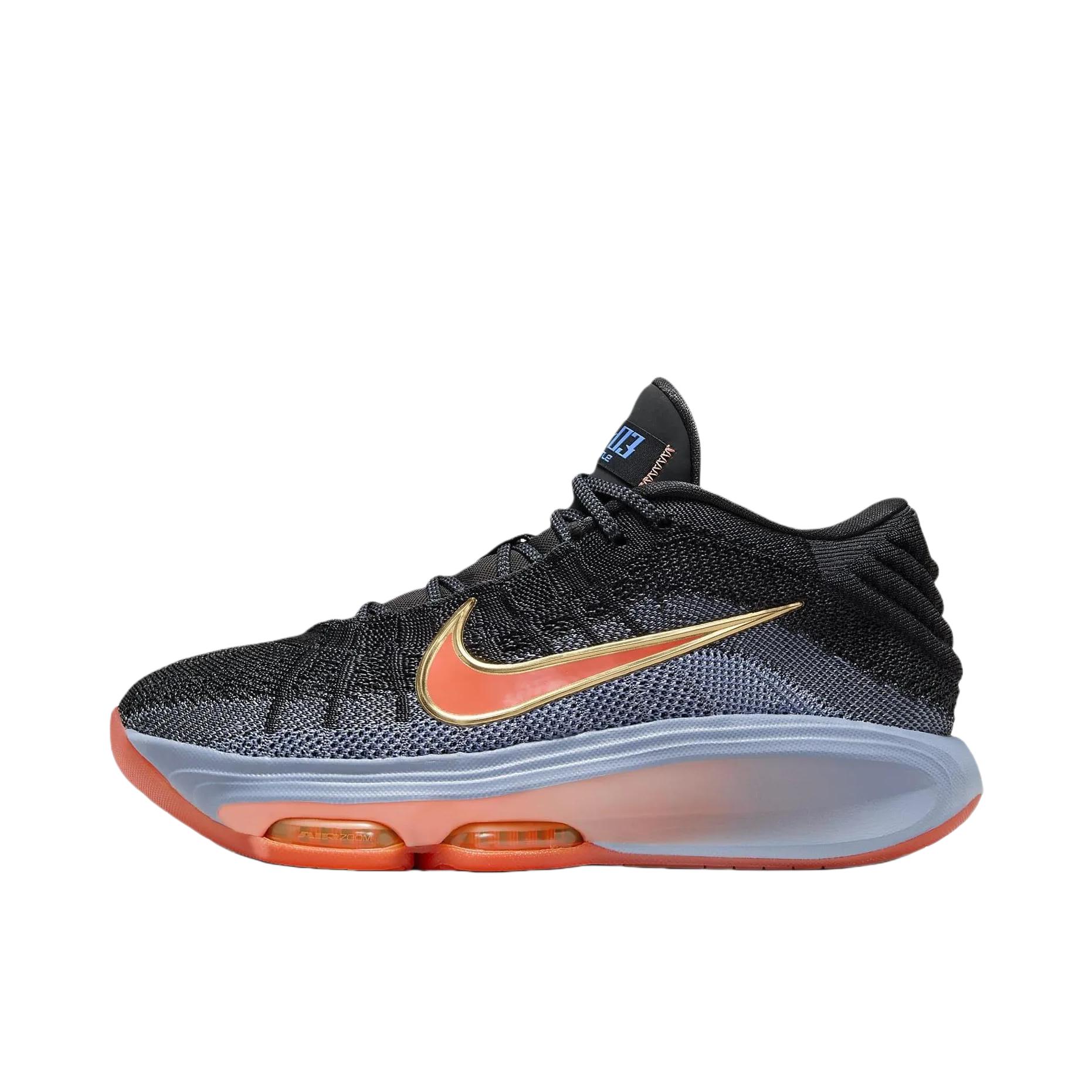 推荐商品：Nike Air Zoom G.T. Hustle 3 文班亚马 减震 训练 防滑 冬季 轻便 篮球鞋 男款/黑色