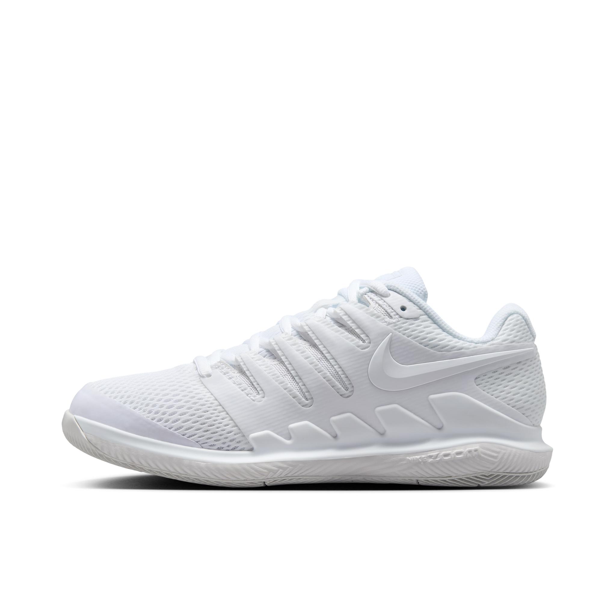 推荐商品：Nike Air Zoom Vapor X 支撑 耐磨 包裹性 合成革 织物 实战 网球鞋 苍野灰